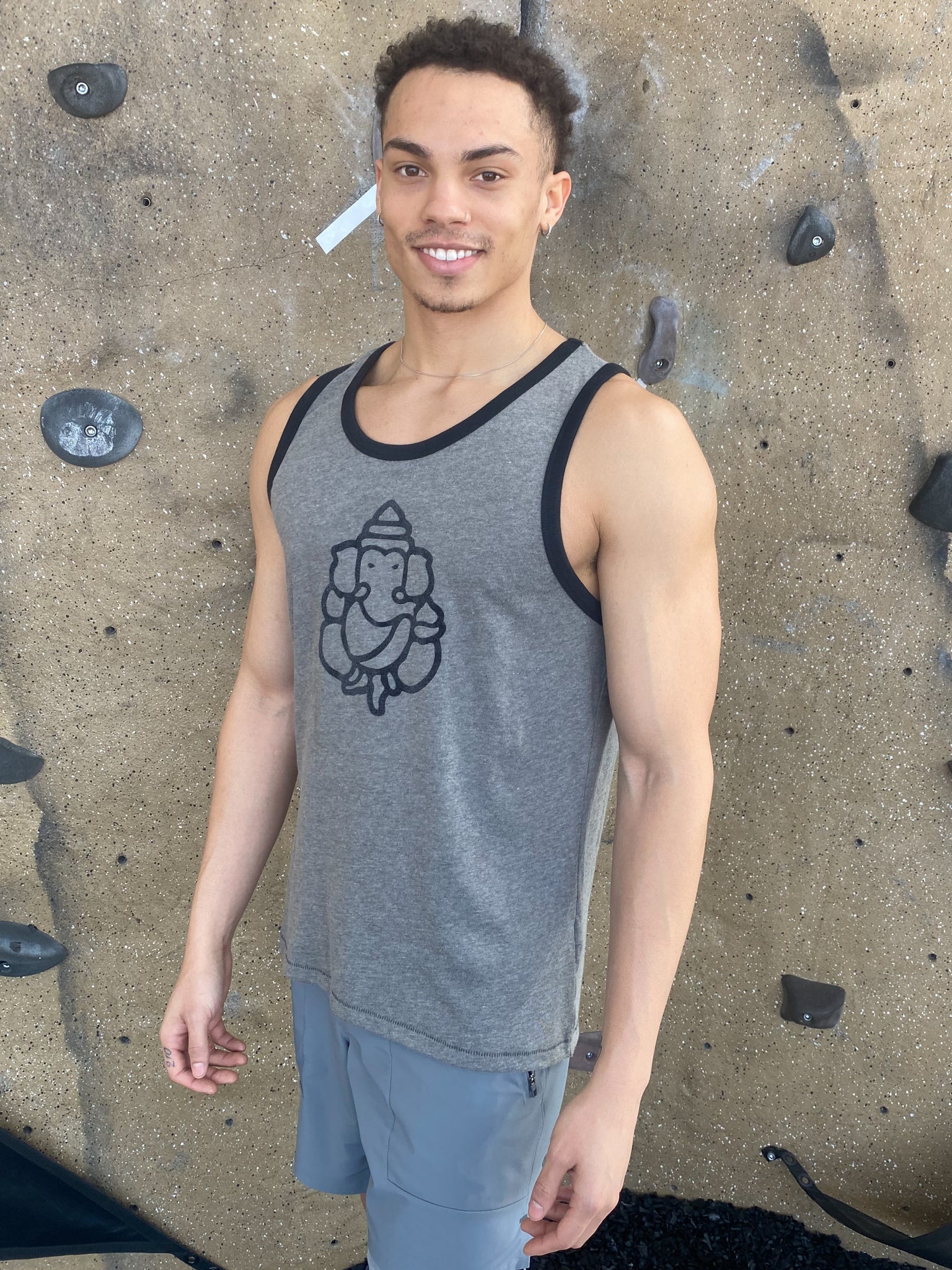 Unisex Vintage Vibe Ganesh Muscle Tee - Third Eye Threads