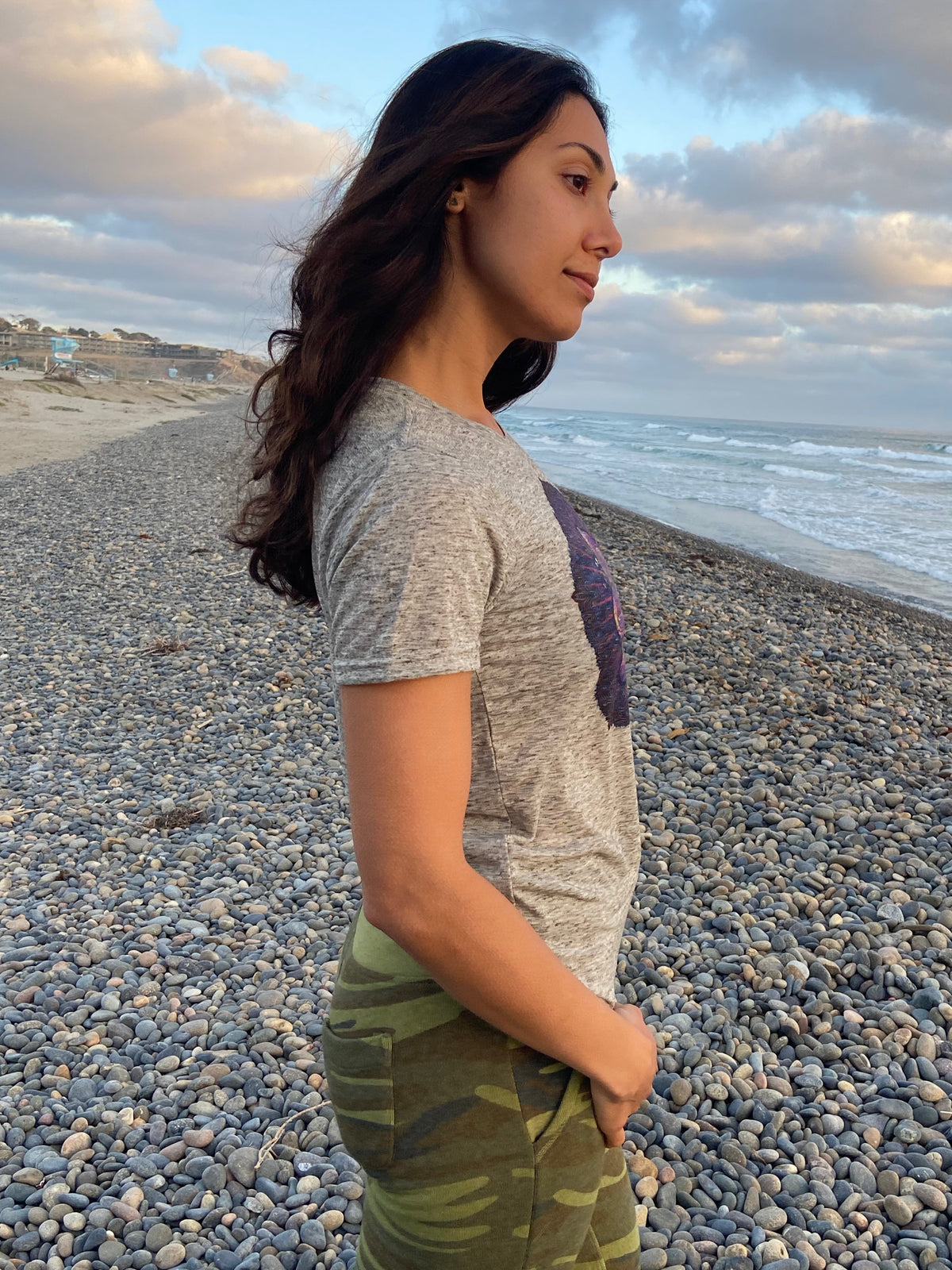 Entheogenic &quot;Magic&quot; Mushrooms on Linen Tee