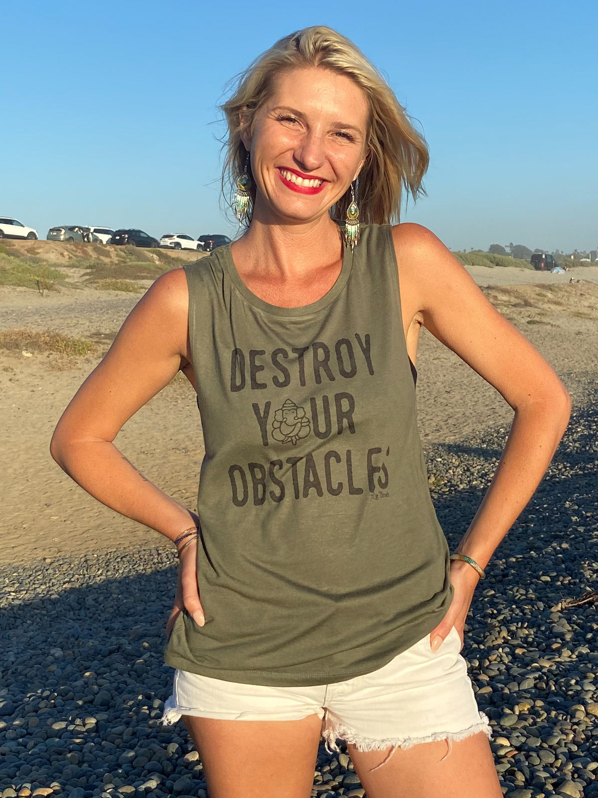 Destroy Your Obstacles Boyfriend Tee - Third Eye Threads