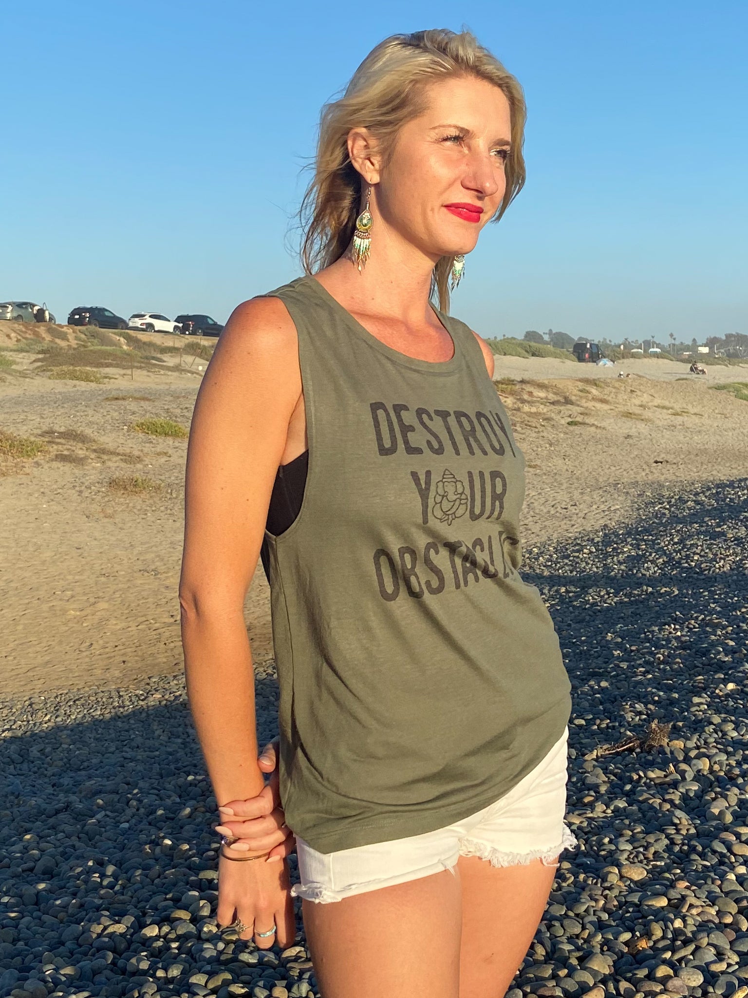 Destroy Your Obstacles Boyfriend Tee - Third Eye Threads