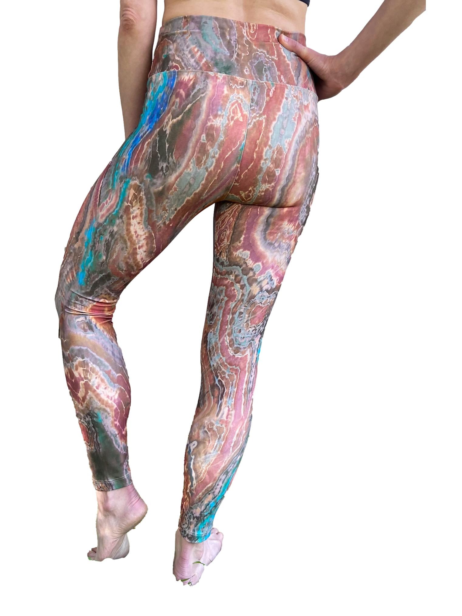 Sedona Geode High Compression Recycled Water Bottle Legging - Third Eye Threads