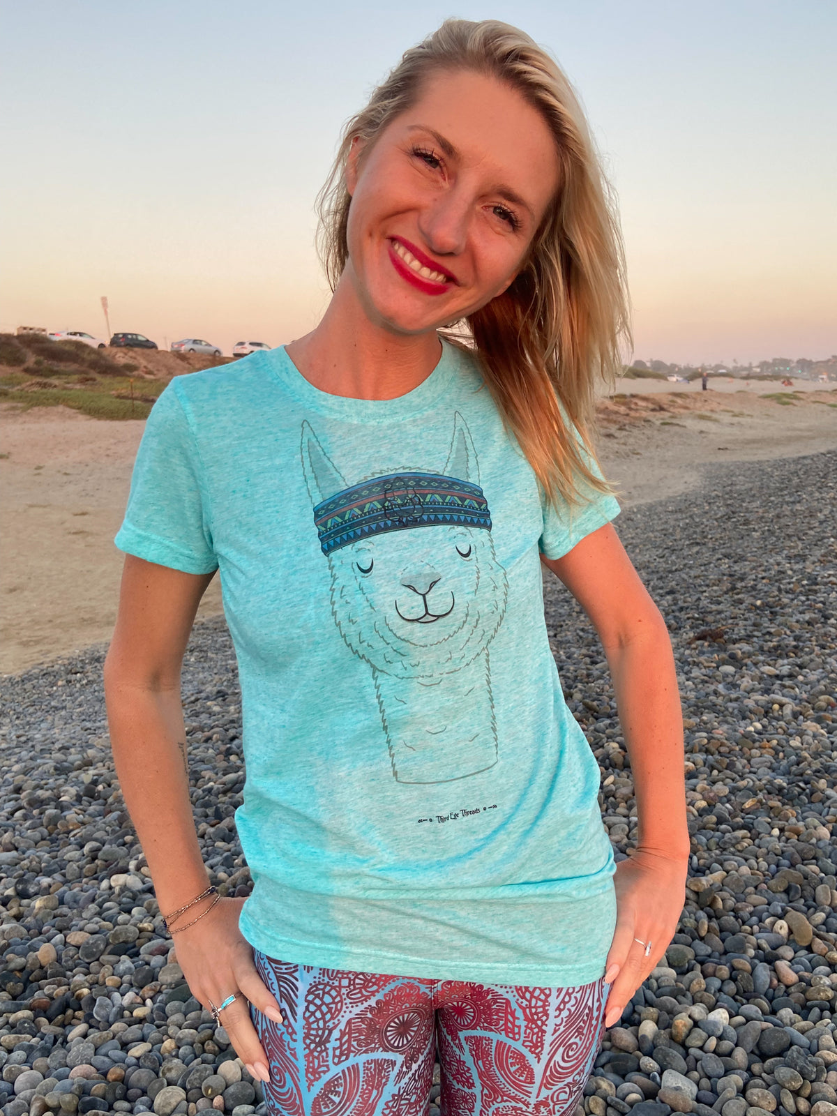 Headband Alpaca Linen Tee - Third Eye Threads