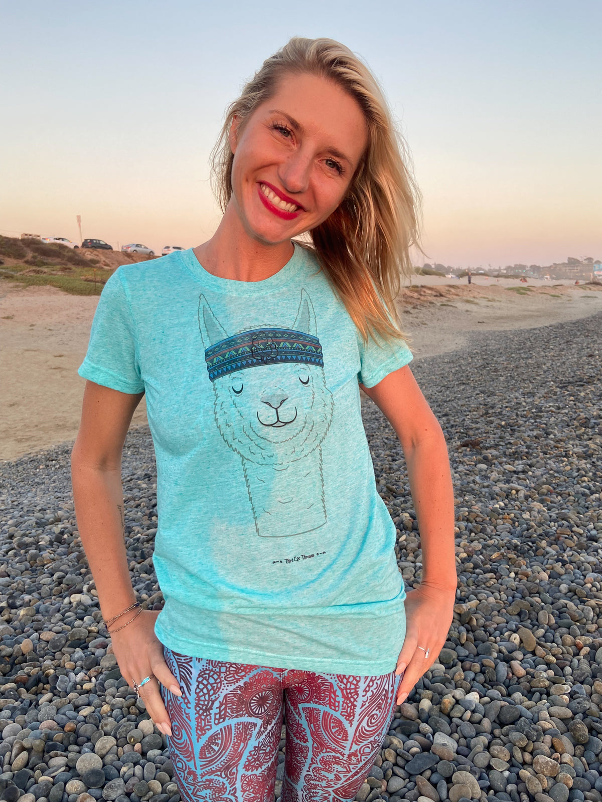 Headband Alpaca Linen Tee - Third Eye Threads