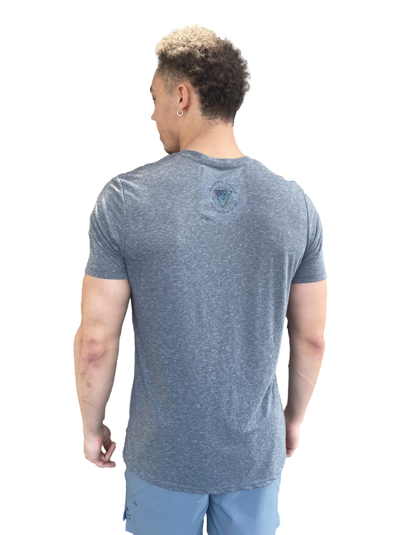 Captain America Sri Yantra On Linen Blend Crew - Third Eye Threads