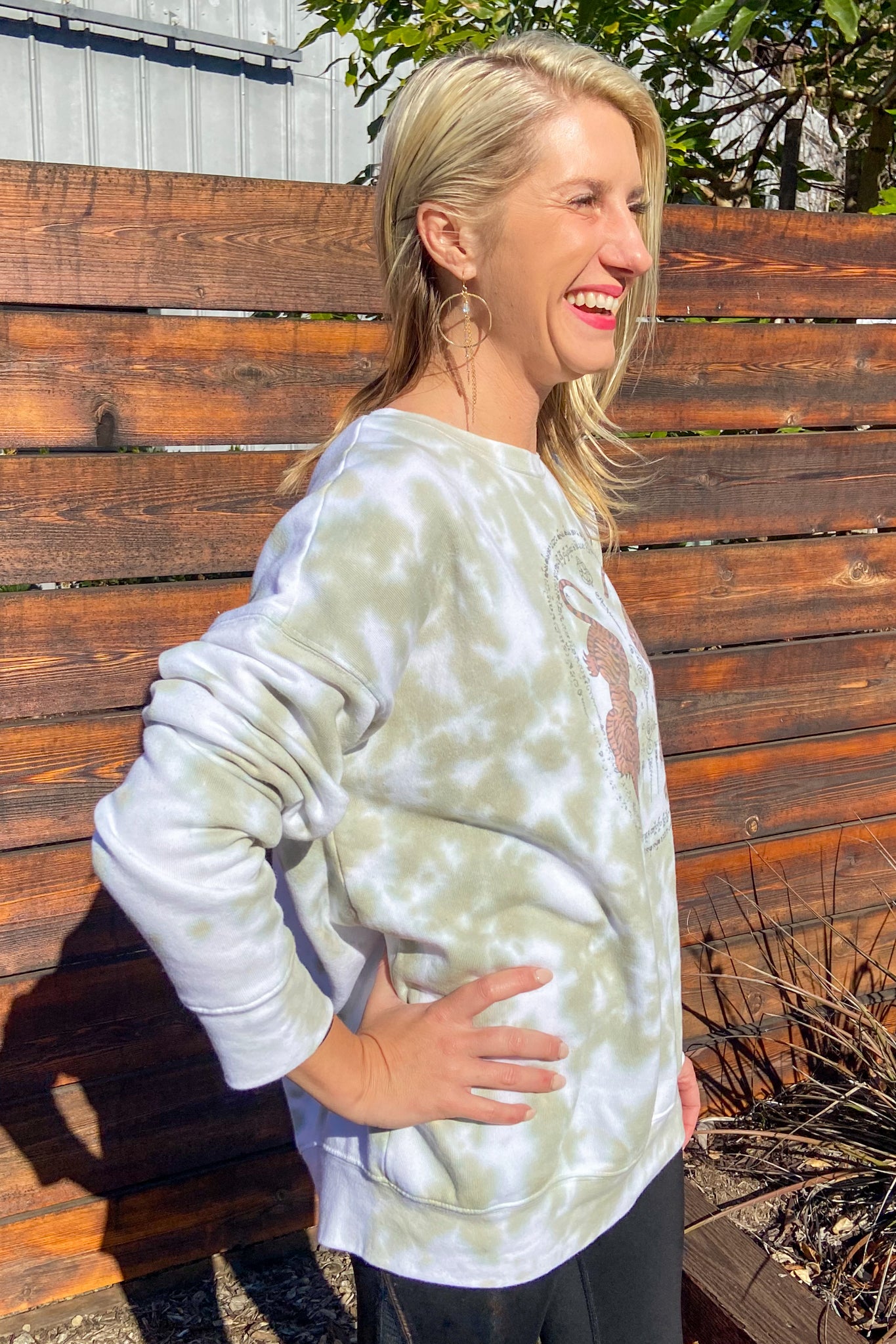 Thai Tiger Tie Dye Super Soft Sweatshirt
