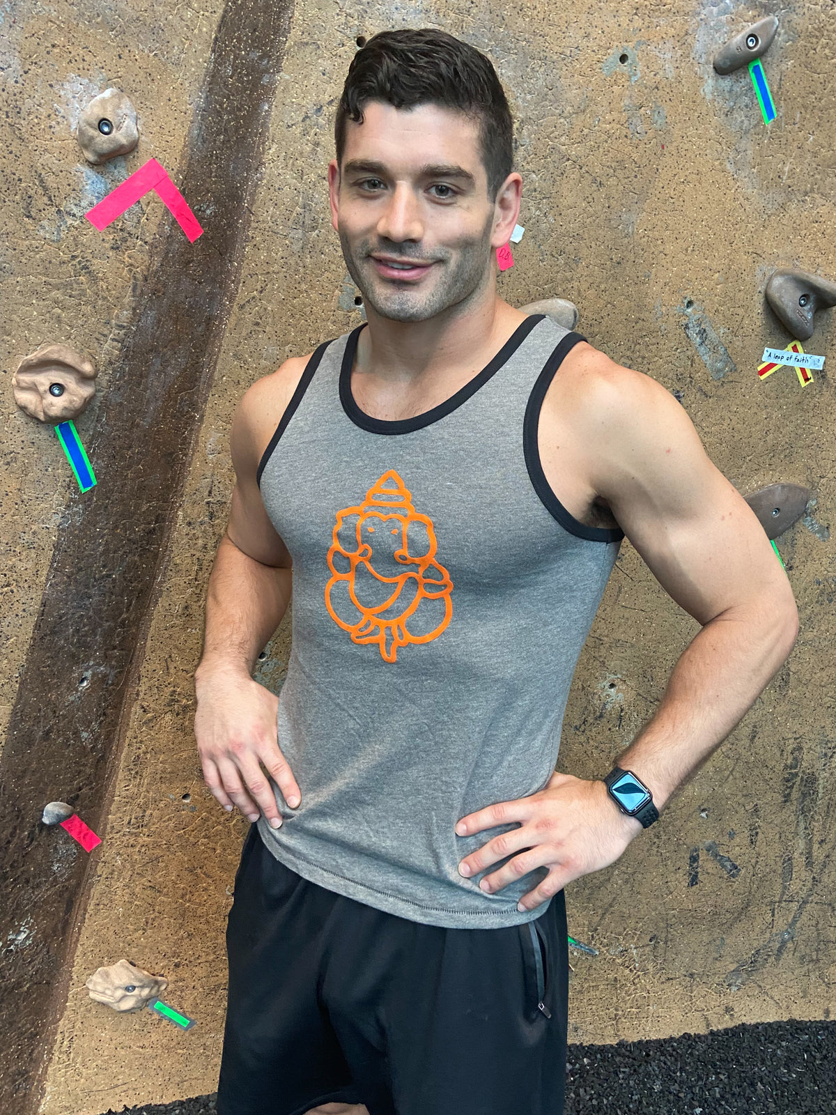 Unisex Vintage Vibe Ganesh Muscle Tee