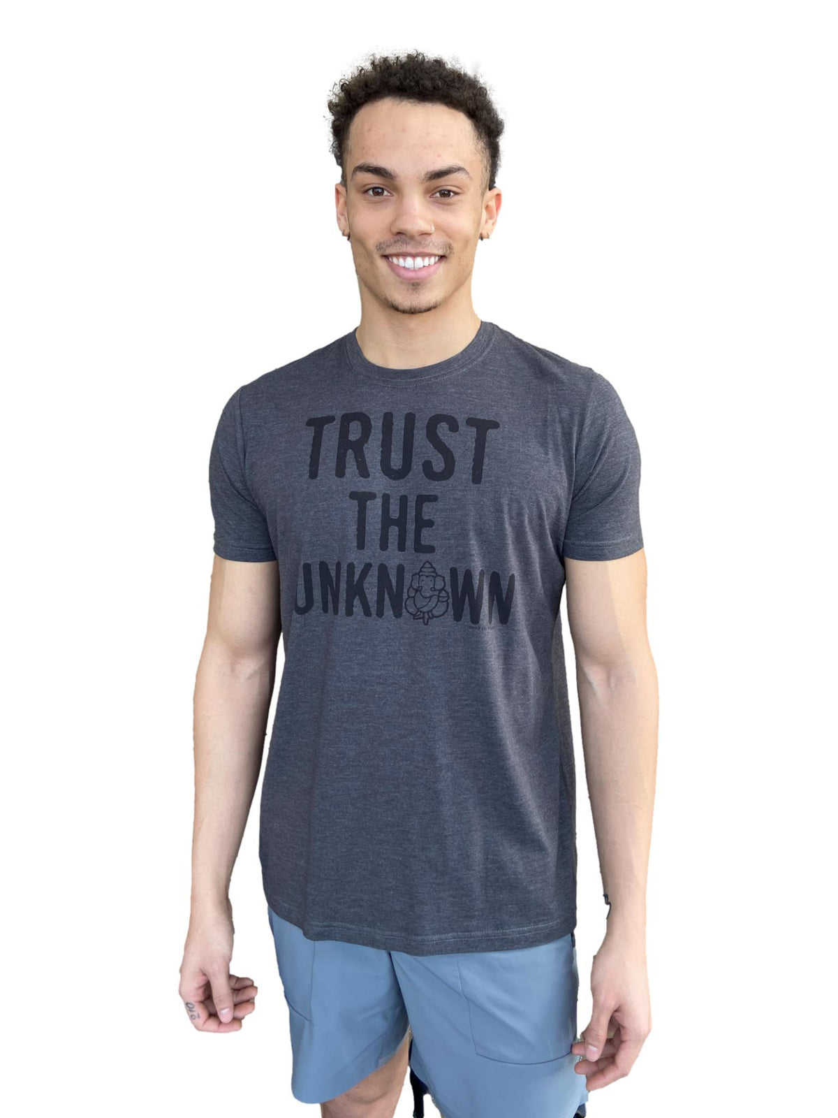 Trust The Unknown Blend Crew Neck Tee - Third Eye Threads