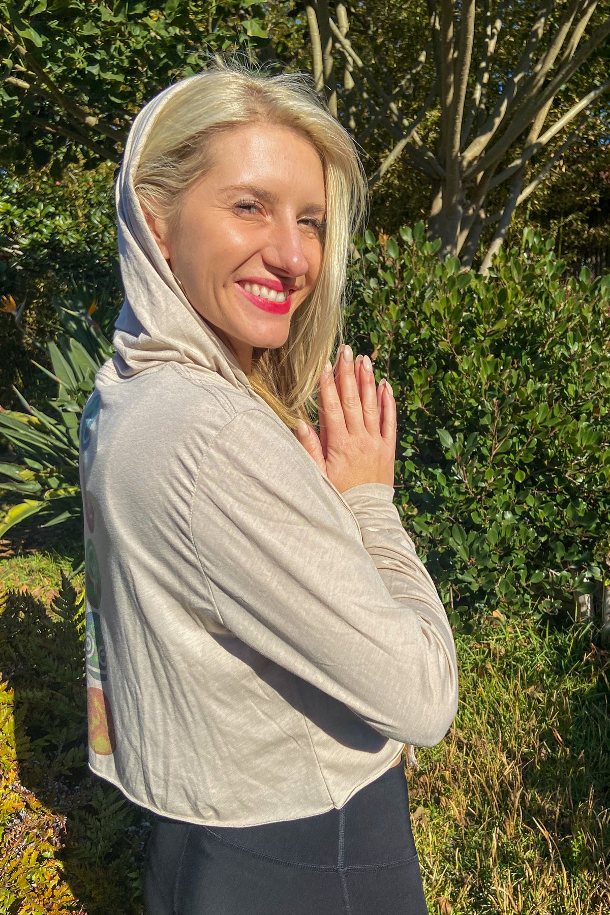 Elements Cropped Long Sleeve Hoodie T-Shirt