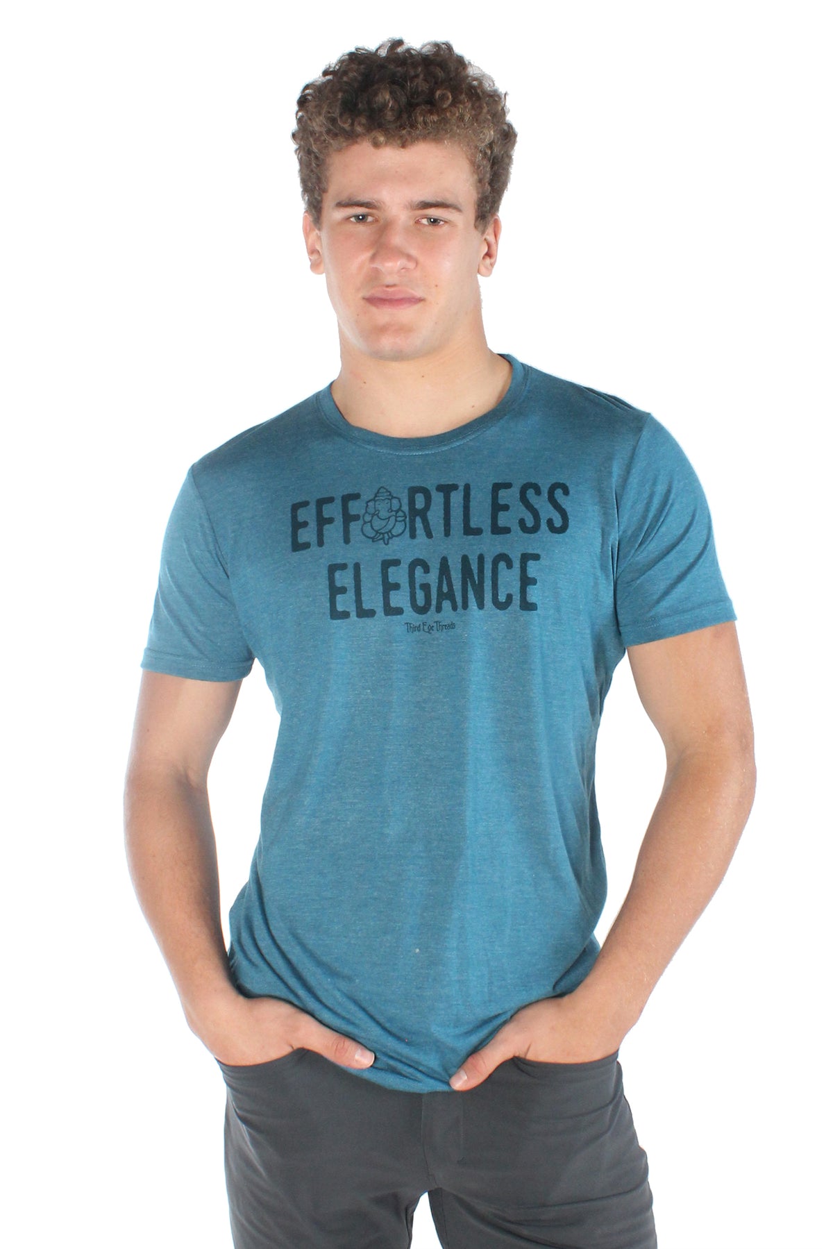 Effortless Elegance TRI-BLEND CREW NECK TEE - Third Eye Threads